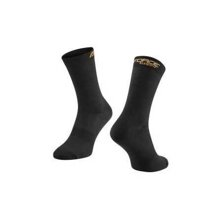 Meias FORCE ELEGANT PRETO-DOURADO