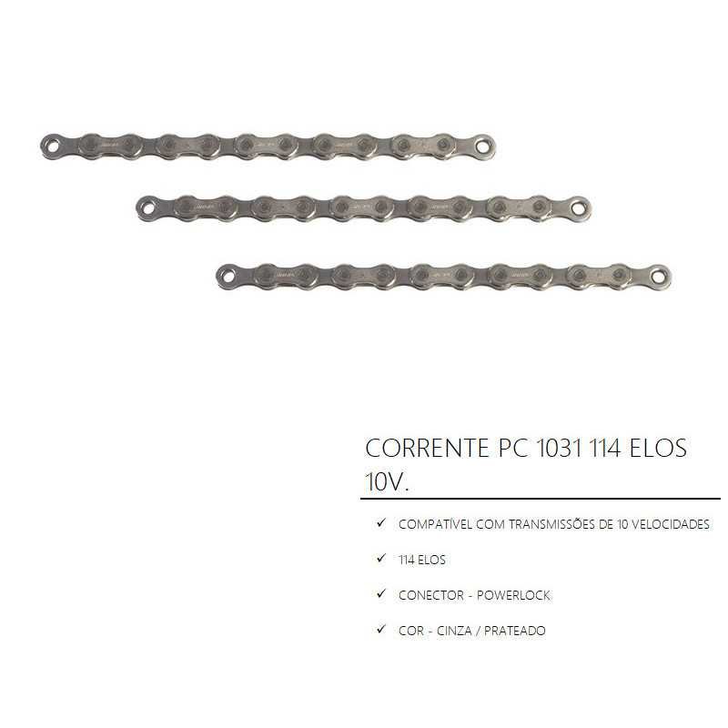 CORRENTE PC 1031 114 ELOS 10 VELOC...