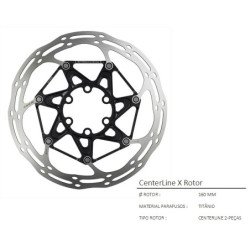 DISQUE DE FREIN CENTERLINE 2 PIECE 160MM BLACK (INCLUI