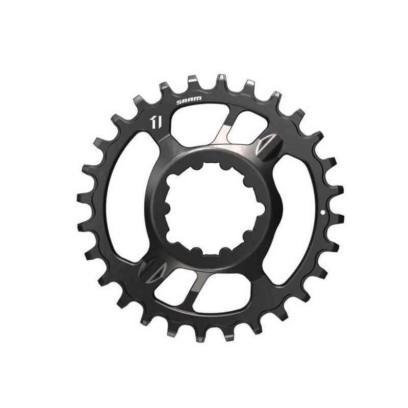 PLATEAU 30D DIRECT MOUNT 3MM 11 VITESSES ACIER NOIR
