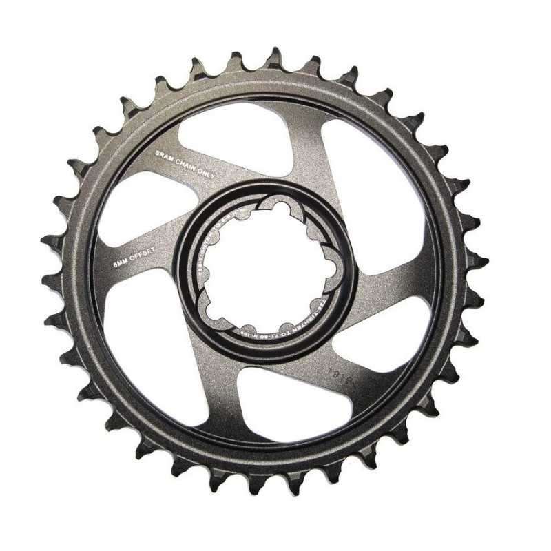 PLATEAU 30D DIRECT MOUNT 6MM 12 VITESSES X01/XX1 ALUMINIUM NOIR