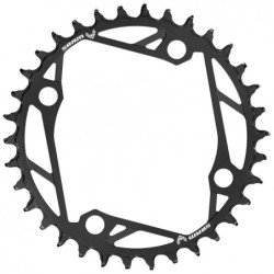 CHAINRING T-TYPE 38T STEEL 104 BLACK