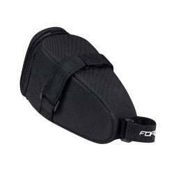 Seat bag FORCE ZIP velcro, black M