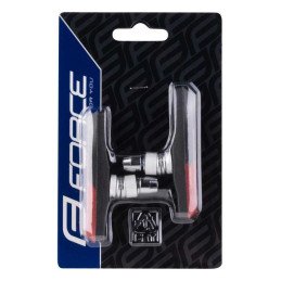 MÂCHOIRES DE FREIN FORCE ONE-OFF NOIR-ROUGE 70MM