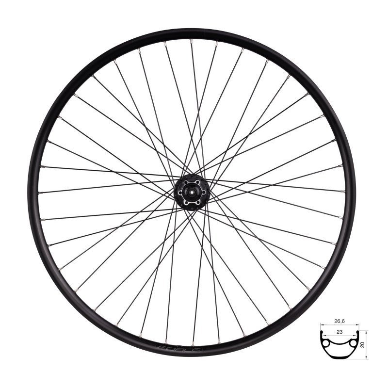 RODA TRASEIRA FORCE XC DISC 622X23 FHM475-6B 36H