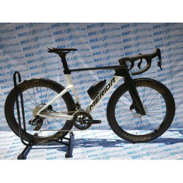 VÉLO MERIDA REACTO 7000 HALO GREEN/PEARL WHITE + STICKER GOLD