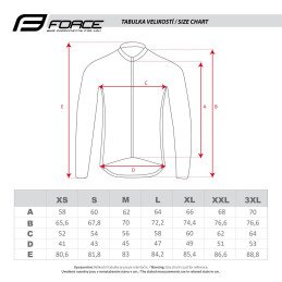 JACKET WINDPROOF FORCE WINDPRO ORANGE