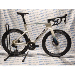 BIKE MERIDA REACTO 5000 PEARL/BLUE(TEAL) 2027 + WHEELS VISION