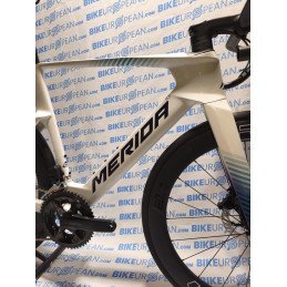 BIKE MERIDA REACTO 5000 PEARL/BLUE(TEAL) 2027 + WHEELS VISION