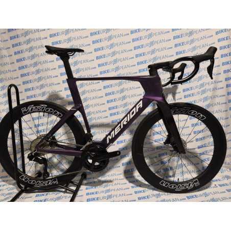 BIKE MERIDA REACTO 5000 PURPLE(WHITE) 2027 + WHEELS VISION SC 60