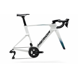 BICICLETA MERIDA REACTO 5000 PEARL/BLUE(TEAL) 2027 S/RODAS