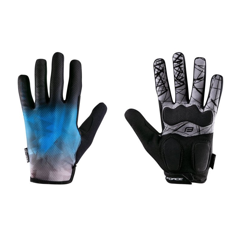 Des gants FORCE MTB CORE BLEU