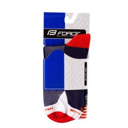 Calcetines de compresión Force STREAK NEGRO-ROJO