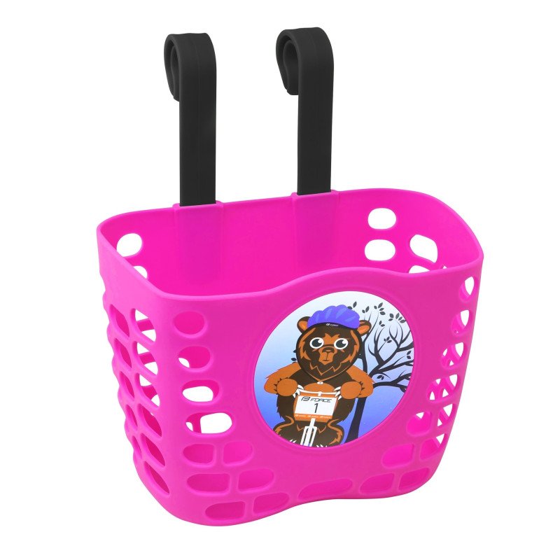 Cesto para Bicicleta Force Baby ROSA