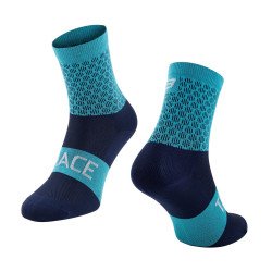 Meias FORCE TRACE AZUL CLARO-AZUL ESCURO