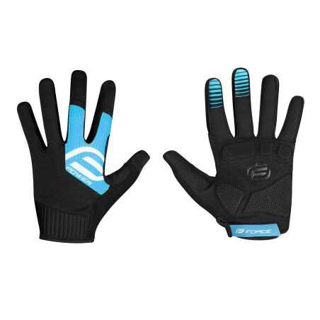 Luvas FORCE MTB POWER PRETO-AZUL