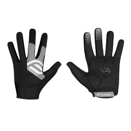 Gloves FORCE MTB POWER BLACK-GRAY