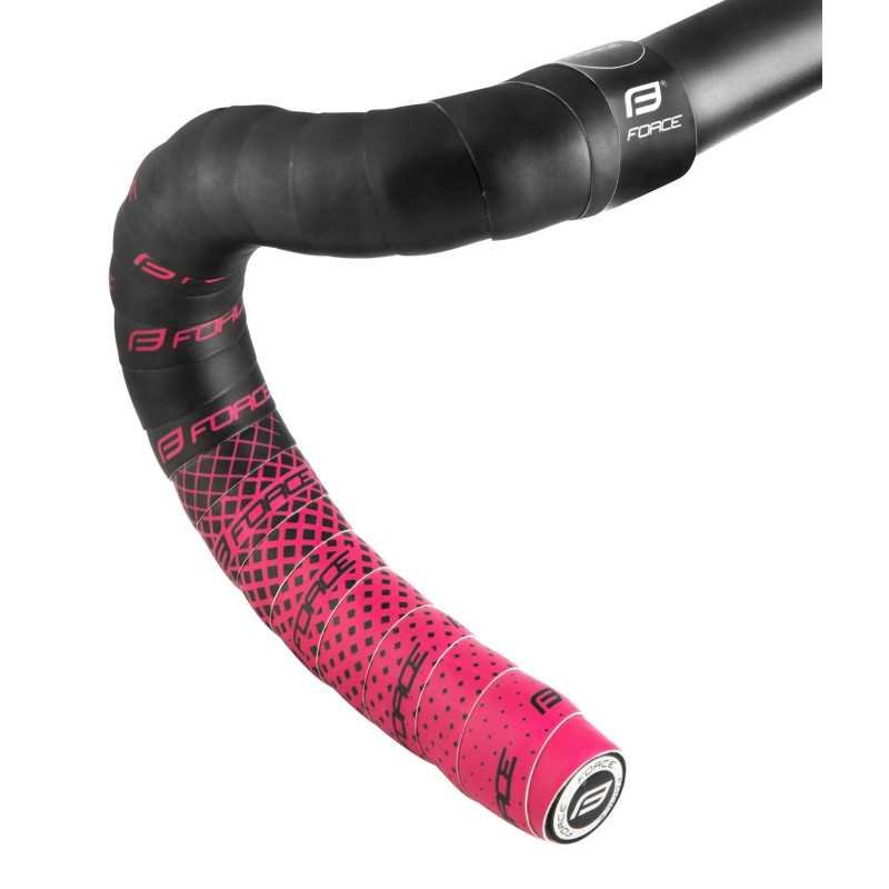 Cintas de manillar FORCE EVA DUAL ROSA