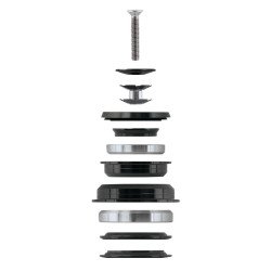 Caixa de direção FORCE TAPER 11/8"-11/2" 56mm