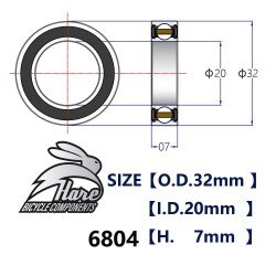 6804 Normal HARE Roulement