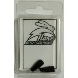 Válvula Cap Presta (pair) Hare Bicycle Components NEGRO